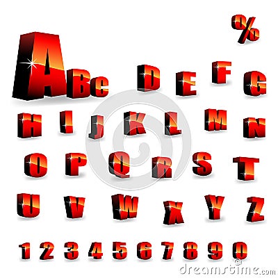 vector alphabet Vector Illustration