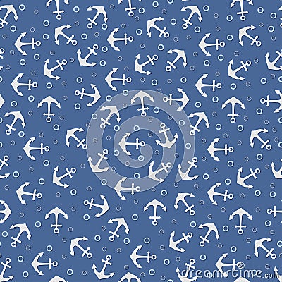 Vector anchor pattern Vector Illustration