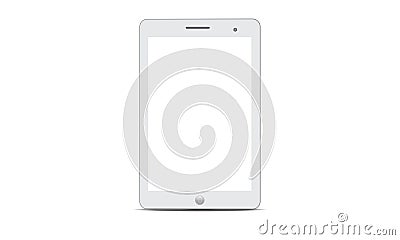 Vector Android Ipad Realistic Android Tablet Vector Illustration