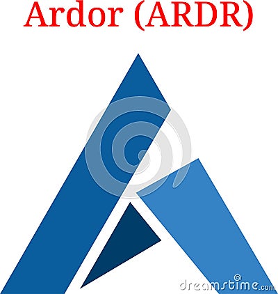 Vector Ardor ARDR logo Vector Illustration