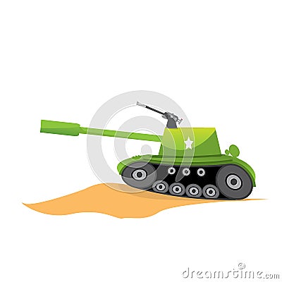 Vector army tank. military tank. army machine. Vector Illustration