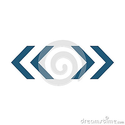 vector arrows two direction reload icon 6 Stock Photo