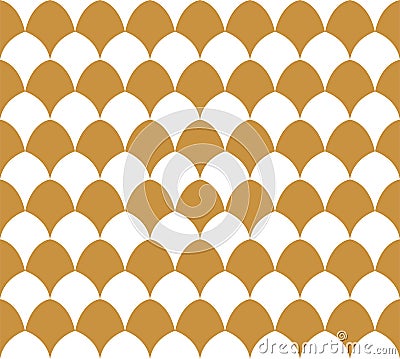 Vector Art Deco Style Seamless Pattern. Abstract Ornament Background. Vector Illustration