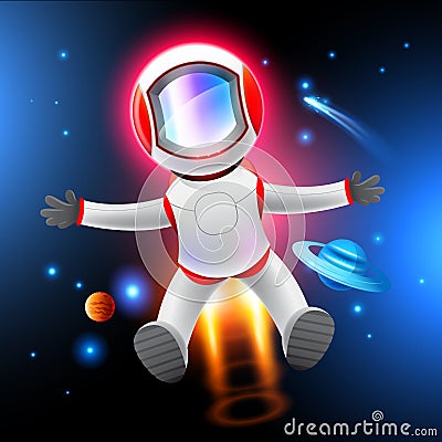 Vector Astronaut Vector Illustration