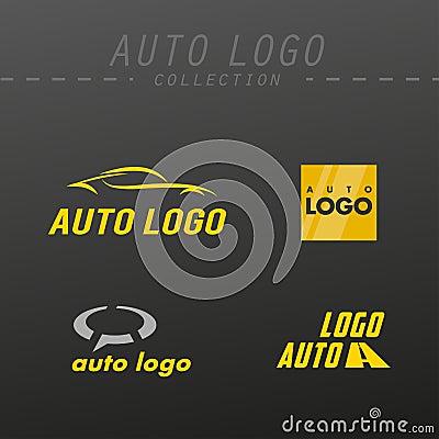 Vector auto logo design. Vector Illustration