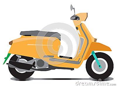 Vector of automatic or manual scooter motorbikes Vector Illustration