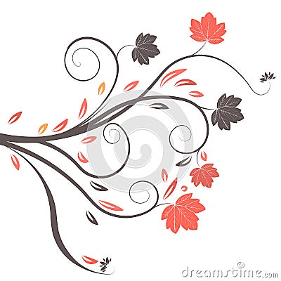 Vector autumn design Vector Illustration