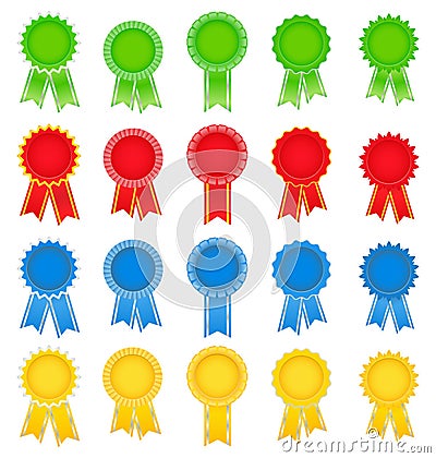 Vector Award Ribbons Vector Illustration