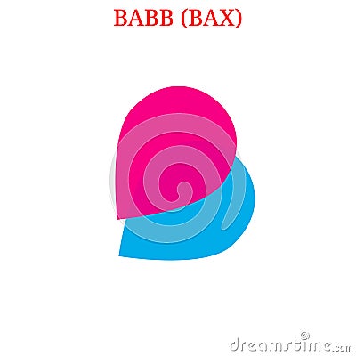 Vector BABB (BAX) logo Cartoon Illustration