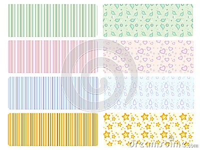 vector baby backgrounds Vector Illustration