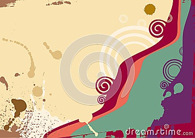 Vector background with an abstract wave Vector Illustration