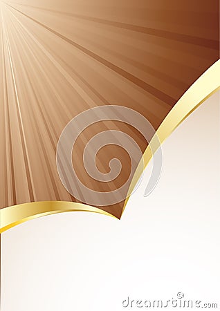 Vector background in brown color Vector Illustration