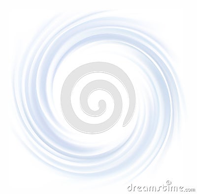 Vector background of cobalt swirling water texture Vector Illustration