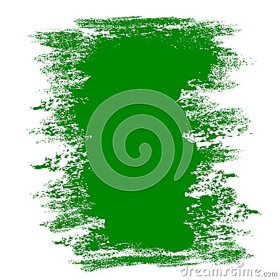 Vector Background or Frame from abstract crayon green area, for compositing Vector Illustration