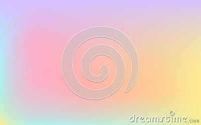 Vector background in light pastel rainbow colors Stock Photo