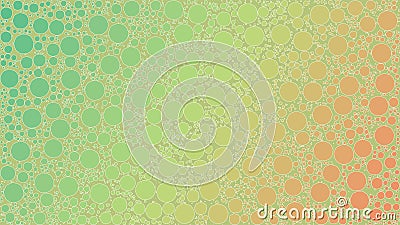 Background Made of a Gradient and Round Shapes Vector Illustration