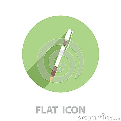 Vector ballpoint pen icon Vector Illustration