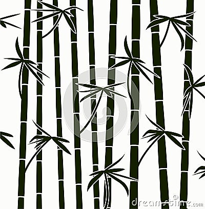 vector bamboo shoots Vector Illustration