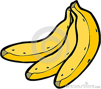 Vector Bananas Vector Illustration