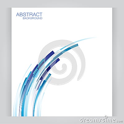 Vector banners abstract headers with blue red recta Vector Illustration