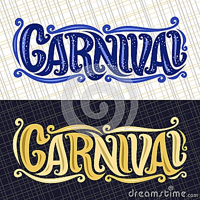 Vector banners for Carnival Vector Illustration