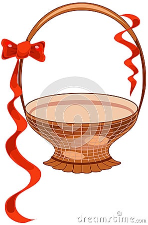 Vector basket Vector Illustration