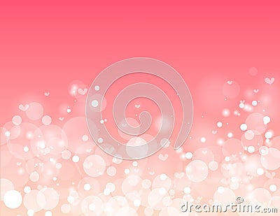 Vector beautiful circle on pink background . Vector Illustration