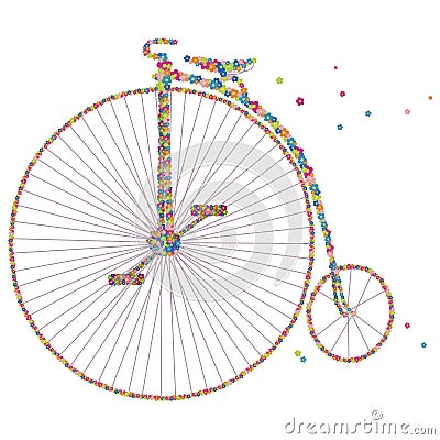 Vector bicycle. Vector Illustration