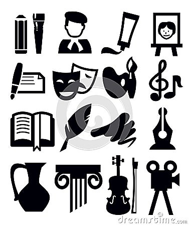 Arts icon Vector Illustration