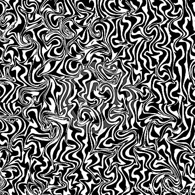 Abstract marbling texture. Ink texture. Vector black and white marbled abstract background Stock Photo
