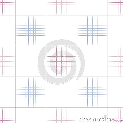 Vector blue and pink textile seamless pattern background Stock Photo