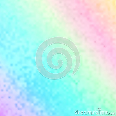 Vector blurred pastel colors holographic background Vector Illustration