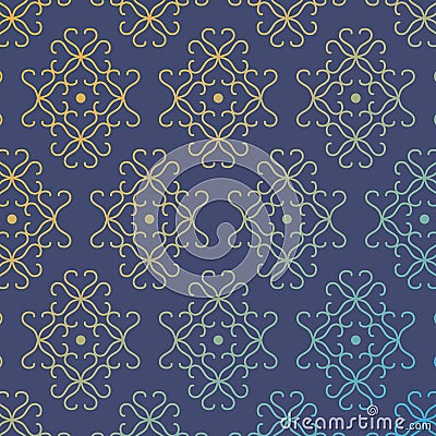 Vector border in Eastern style. Vector Illustration