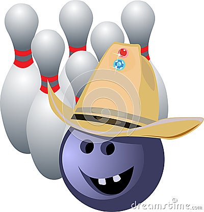 Vector bowling Vector Illustration