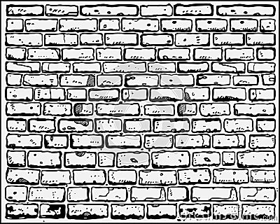 Vector brick wall Vector Illustration