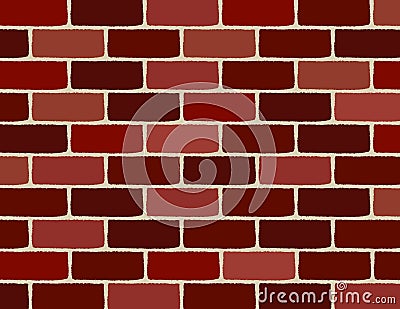 Vector brick wall Vector Illustration