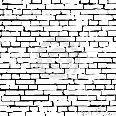 Vector brick wall texture illustration, brickwall pattern Vector Illustration