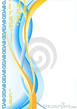 Vector bright tech background Vector Illustration