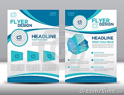 Vector Brochure Flyer design Layout template Vector Illustration