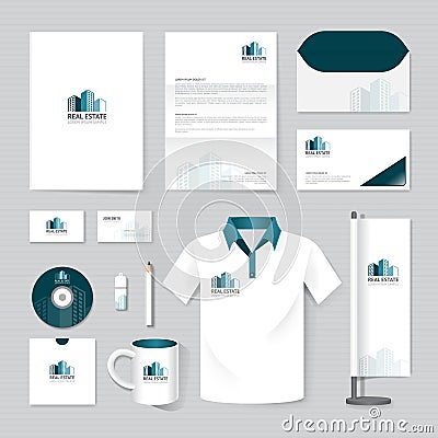 Vector brochure, flyer, magazine, folder, t-shirt,cover booklet poster mock up Vector Illustration