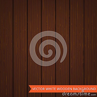 Vector brown wood planks as texture and background Vector Illustration