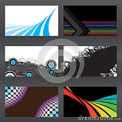 Vector Business Cards Vector Illustration