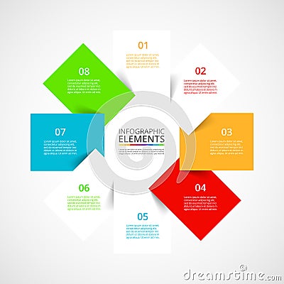 Vector business template for presentation. Vector Illustration