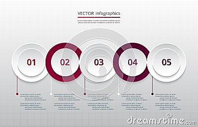 Vector business template for presentation. Vector Illustration