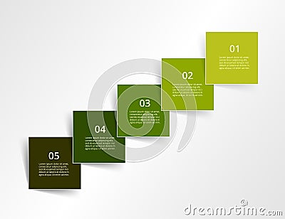 Vector business template for presentation. Vector Illustration