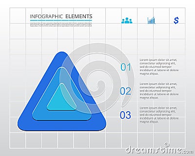 Vector business template for presentation. Vector Illustration