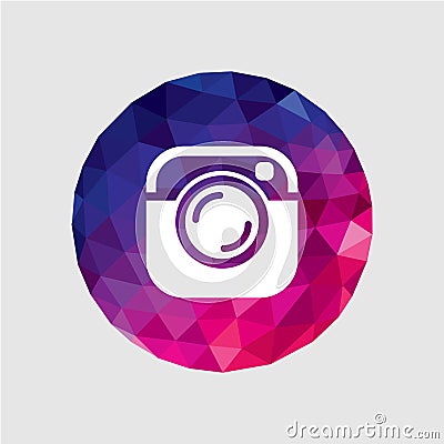 Vector camera icon Vector Illustration