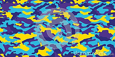 Vector camouflage pattern for clothing design. Trendy camouflage military pattern Stock Photo