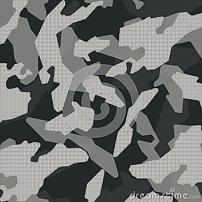 Vector camouflage pattern Vector Illustration