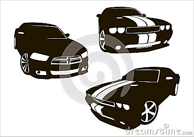 Vector car models Vector Illustration